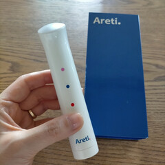 Areti アレティ LED 光 美顔器 Tricolor / アンチエイジング 赤外線 ブルーライト 温熱 振動 b1708(美顔器)を使ったクチコミ「「Areti.『美顔器 Tri-colo…」(2枚目)