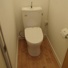 トイレ/トイレリフォーム/TOTO/トートー/ウォシュレット/アプリコット/... 大阪府茨木市のトイレリフォーム施工事例で…