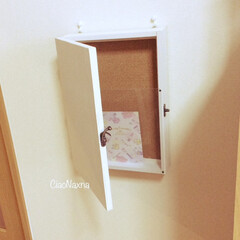 便利/白/室内郵便ポスト/子供がお手伝い/DIY/100均/... 室内郵便ポスト!
はじめはネックレスを…