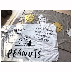 ブランケット/PEANUTS/スヌーピー/リミアの冬暮らし/住まい/ファッション/... 【ユニクロブランケット】
Peanuts…(1枚目)