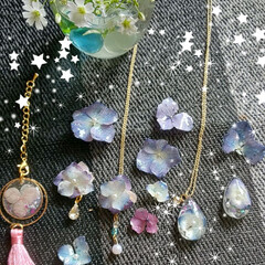 レジンアクセサリー/紫陽花/楽天購入品/雨季ウキフォト投稿キャンペーン/令和の一枚/にゃんこ同好会/... 昨日は半日頑張ってました💪
微妙にデザ…