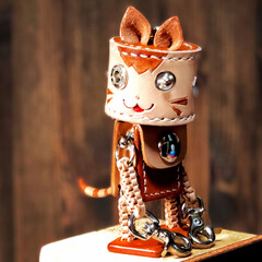 レザークラフト/DIY/革/ハンドメイド/雑貨 #レザークラフト#ハンドメイド#革細工#…