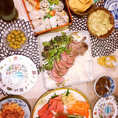 料理/ローストビーフ/手巻き寿司/ホームパーティー/家飲み/新年会/... 新年会に手巻き寿司パーティした時のです
…(3枚目)