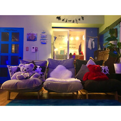 スポットライト/ファー/無印良品 ソファ/ウィービング自作/防音室/ピアノ/... 本日も暗いリビング~( ̄▽ ̄)ニヤリッ
…
