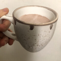 RMG2701 マグカップ(その他キッチンツール)を使ったクチコミ「プロテイン 入りココア。豆乳４分の1入れ…」(1枚目)