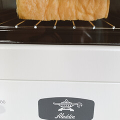 AGT-G13A オーブントースター アラジン Grill &amp; Toaster 新グラファイト グリル&トースター 4枚焼き Aladdin ホワイト AGTG13AW | アラジン(トースター)を使ったクチコミ「キッチンアイテムのニューフェイスです❗️…」(3枚目)