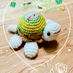雑貨/インテリア/手編み/亀ちゃん/オパール毛糸/ハンドメイド/... オパール毛糸🧶が大好きで
毎年靴下🧦も沢…