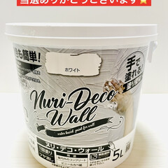 Nuri-Deco-Wall （ヌリ・デコ・ウォール） | アサヒペン(ペンキ、塗料)を使ったクチコミ「当選🎊ヌリデコウォール
アサヒペンさんあ…」(1枚目)