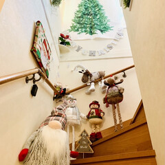 カインズ/Xmas人形/インテリア/クリスマスツリー/階段/ハンドメイド/... 我が家のクリスマスツリー🎄は、
3年目を…