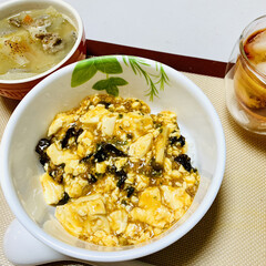 夕食/豚汁/マーボー丼/グルメ/麻婆豆腐 今夜は、
辛口麻婆豆腐でマーボー丼と
ま…(4枚目)