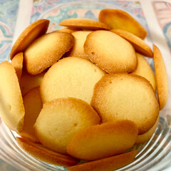 手作りクッキー/ラングドシャ 卵白で作ったラングドシャ(1枚目)