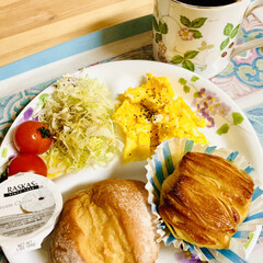めくれるデニッシュ/卵サンド/自家製パン🥐/グルメ/朝食/手作りパン ☕️ good morning 🥐

ま…(4枚目)