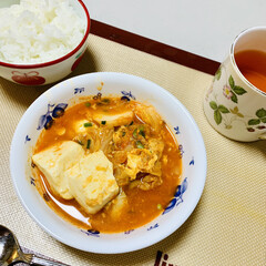海鮮/チゲ/タラ/アサリ/豆腐/夕食/... 今夜は、海鮮チゲスンドゥブ

体調悪くて…(4枚目)