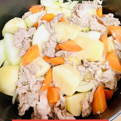 ストウブ料理/ストウブ鍋/肉じゃが/夕食の支度 やっと
肉じゃがの季節になって来ましたね…