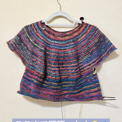 編み物再開/オパール毛糸でセーターに初挑戦/オパール毛糸/トップダウンセーター/手編み 昨年の暮れから編み始めたオパール毛糸で
…(1枚目)