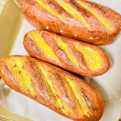 フェイクフラワーアレンジ/造形モルタルパン型/リビング/キッチン/ハンドメイド/雑貨/... 3月にやっと仕上げた
モルタル造形パン型…(5枚目)