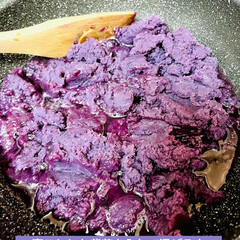 手作り/紫芋餡作り/紫芋 珍しく紫芋を発見🌟

早速調理にとりかか…(8枚目)