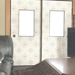 和室/DIY/ハンドメイド/インテリア/住まい 和室の扉に壁紙を貼っています。
壁紙はも…(1枚目)