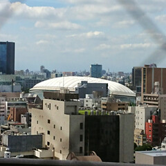 スカイツリー/東京ドーム/元気だよ 病室から見えるスカイツリーと別の窓からの…(3枚目)