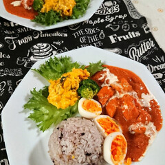 ヨーグルト/カルディトマト缶/バターチキンカレー/美味しい/おうちご飯/時短レシピ/... 今夜のごはん
久しぶりにバターチキンカレ…