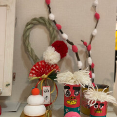 Kuropinが投稿したフォト こどもと楽しくお正月飾り作り だるまと鏡餅と花餅は紙粘土 18 12 30 18 45 21 Limia リミア