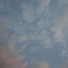 夕焼け/空/月/飛行機 昨日の空🌆

19時過ぎ、雲が多いけど
…(4枚目)