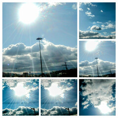 駅で撮りました/太陽/雲/空 きょうの、空🌅、雲☁、太陽。☀
正午過ぎ…(1枚目)