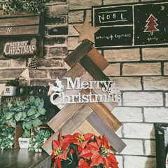 yupinoko/ワークショップ/クリスマスインテリア/クリスマス雑貨/クリスマスツリー/クリスマス yupinokoさんのワークショップでク…(1枚目)