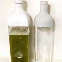 HARIO カークボトル 選べるカラー 1,200ml 水出しボトル | ハリオ(水差し、ピッチャー)を使ったクチコミ「HARIO カークボトル 水出し茶ボトル…」(3枚目)