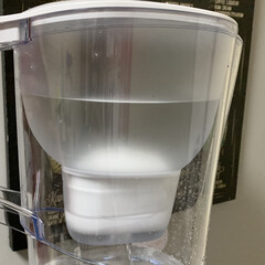 ブリタ リクエリ 1.1L 本体 ポット型浄水器 本体 | ブリタ(掃除機)を使ったクチコミ「家の浄水器のフィルターが古くなり
新しく…」(1枚目)