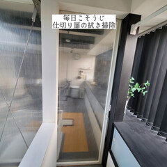 フローリング用おそうじクロス/そうじの神様/ホームリセット/拭き掃除/仕切り扉の拭き掃除/毎日こそうじ/... こんばんは🌃
.
.
今日のこそうじ…