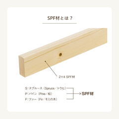 木材/SPF材料/ディアウォール/棚DIY/DIY/トライジョイントブラケット/... 〔DIY用として人気のSPF材〕
SPF…