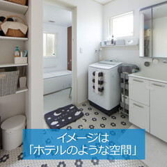 フォロー大歓迎/不動産・住宅/新築/新築一戸建て/洗面脱衣室/洗面所/... こんにちは!長野県茅野市の工務店「エルハ…