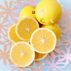 フリル/黄色/手作りおやつ/グラサージュ/柑橘/手作りケーキ/... 見た目はレモン
食べるとオレンジのような…(3枚目)