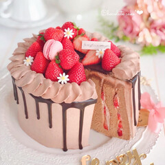 Cafe/birthdaycake/sweets/STRAWBERRY/chocolate/cake/... 🎂チョコレートケーキ

萌え断はビミョー…(1枚目)