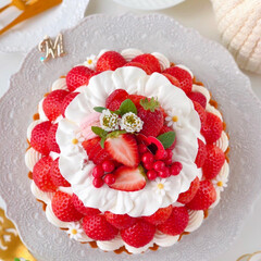 Cafe/STRAWBERRY/cake/sweets/おうちカフェ/手作りケーキ/... 🍓ストロベリータルト

今日は1月15日…(2枚目)