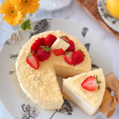 cheesecake/LEMON/sweets/Cafe/cake/バレンタイン/... 🍋レモンムースケーキ

レモンチーズムー…(3枚目)
