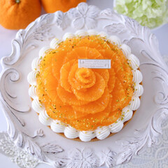 フルーツタルト/ORANGE/tarte/cake/Cafe/柑橘/... 🍊デコポンのタルト

鮮やかでオレンジ色…(2枚目)