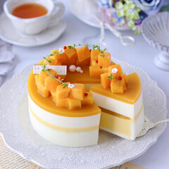 ムースケーキ/mango/マンゴームース/マンゴー/LIMIAスイーツ愛好会/sweets/... 🥭マンゴームースケーキ

冷凍マンゴーを…(1枚目)