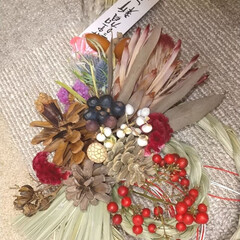 植物/花/木の実/ハンドメイド/雑貨/ドライフラワー/... ♡お正月飾り
今日も"お正月飾り"を作…