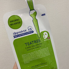 Teatree10枚/メディヒールティーツリー・ヒーリング25ml/美容マスク Healing Esse(パック)を使ったクチコミ「肌荒れが気になるときは
やっぱりこれ❤︎…」(1枚目)