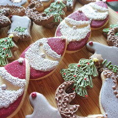 クリスマスツリー/手作りクッキー/クリスマスクッキー/アイシングクッキー/手作り/クリスマス/... 私はやっぱりクリスマスが好き✨🎄✨
皆が…(2枚目)