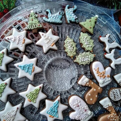 クリスマスツリー/アイシングクッキー/手作り/クリスマス/おうち時間/メリークリスマス/... 毎年楽しみにしているアドベントカレンダー…(1枚目)