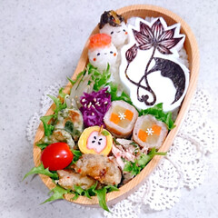 蓮の花/ランチ/こにぎり/海苔アート/娘弁当/お昼ごはん/... おはようございます♡
今日のお弁当です❣…(2枚目)