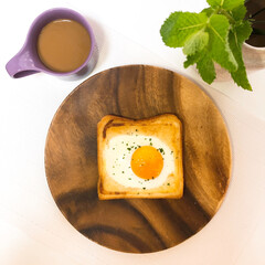 ZEROJAPAN カフェマグ スモール CFZ-01 HY・ヒヤシンス | ZERO JAPAN(皿)を使ったクチコミ「朝ごはんの記録

パンにバターを塗って。…」(1枚目)