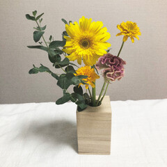 お花のある暮らし/フレグランスディフューザー/花瓶/節約/おしゃれ お花のある暮らし💐

花瓶を木にしたら一…(1枚目)