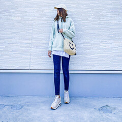 公園コーデ/スニーカー女子/キャップ女子/キャップコーデ/スニーカーコーデ/しまむら/... 今日の1枚♡UNIQLO・スウェットオー…