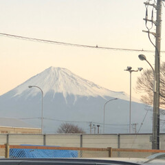 富士山 今朝の富士山🗻(1枚目)