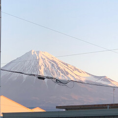 赤富士/富士山 おはようございます☀
今朝の富士山🗻(1枚目)