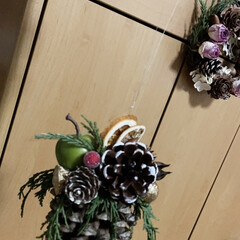 松ぼっくり/オーナメント/クリスマス/ハンドメイド/手作り/ハンドメイド作品/... 大王松の松ぼっくりでオーナメントを作りま…